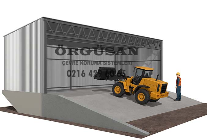 SUNDURMA SAÇAK HANGAR YAPIMI ÖRGÜSAN